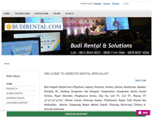 Tablet Screenshot of budirental.com